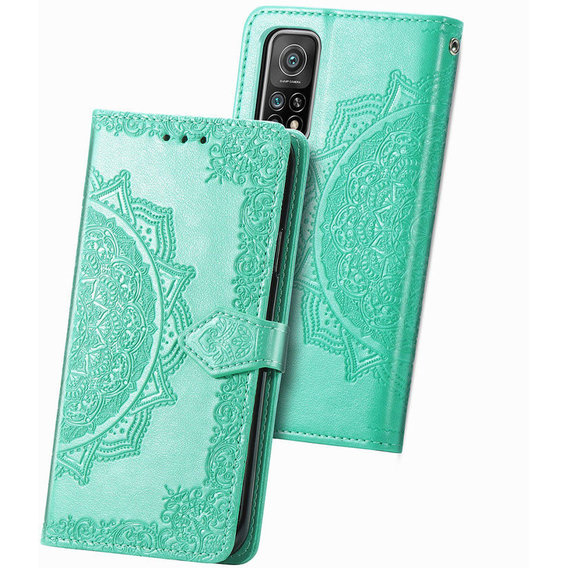 Аксессуар для смартфона Mobile Case Book Cover Art Leather Turquoise for Xiaomi Mi 10T / Mi 10T Pro