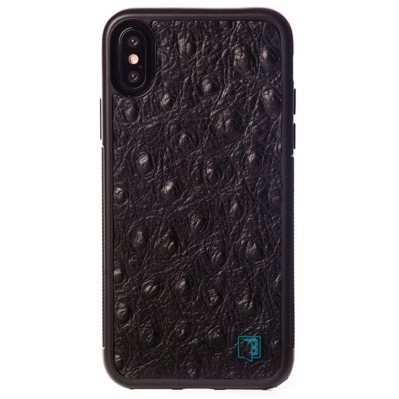 Аксессуар для iPhone Gmakin Leather Case Black (GLI03) for iPhone X/iPhone Xs
