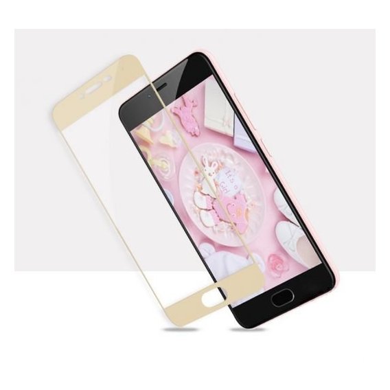 Аксессуар для смартфона Tempered Glass Gold for Meizu M3 / M3 mini / M3S
