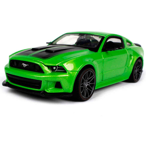 Автомодель New Ford Mustang Street Racer; масштаб 1:24 (31506 met.green)
