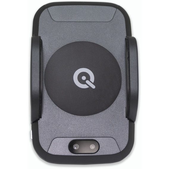 Держатель и док-станция Qitech Car Holder Sensor Auto Wireless with QI Black