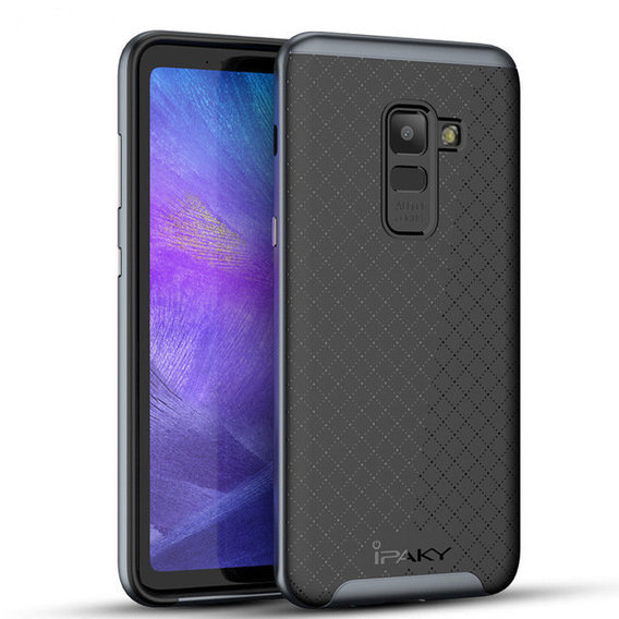 Аксессуар для смартфона iPaky TPU+PC Black/Gray for Samsung A530 Galaxy A8 2018
