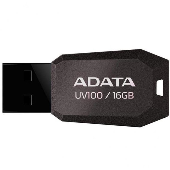 USB-флешка ADATA 16GB UV100 USB 2.0 Black (AUV100-16G-RBK)
