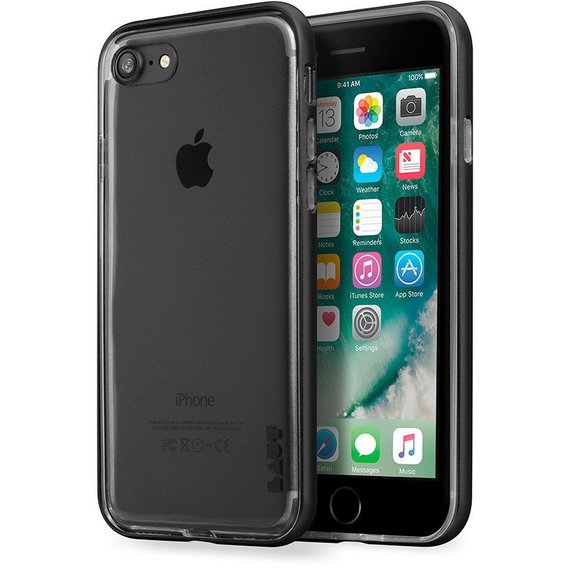Аксессуар для iPhone LAUT EXO-FRAME Black (LAUT_IP7_EX_BK) for iPhone SE 2020/iPhone 8/iPhone 7
