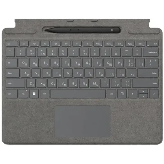 Аксессуар для планшетных ПК Microsoft Surface Pro 9 / Pro 8 / Pro X Signature Keyboard with Slim Pen 2 Grey (8X8-00061)