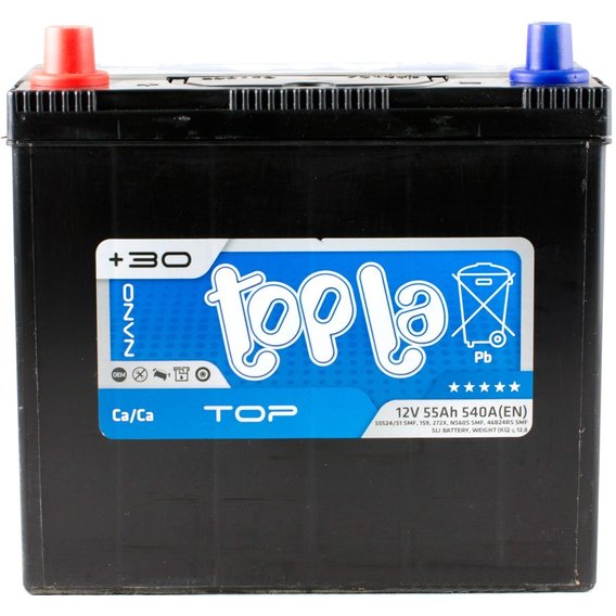 Topla 55 Ah/12V Top/Energy Japan (1) 55524/51 (118355)