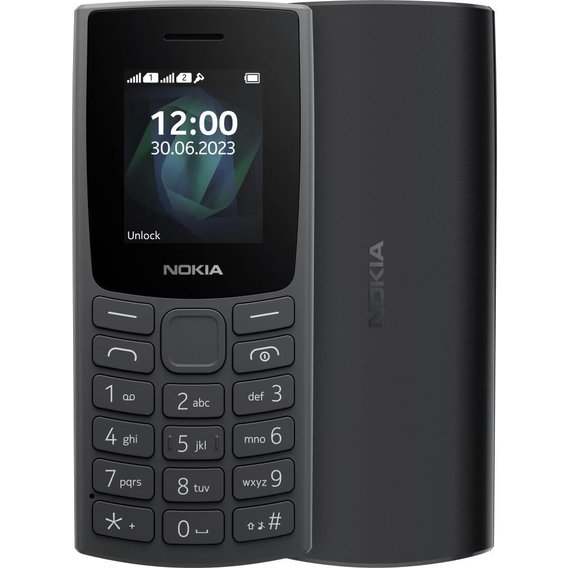 Мобильный телефон Nokia 105 (2023) Single Sim Charcoal (UA UCRF) (no charger)