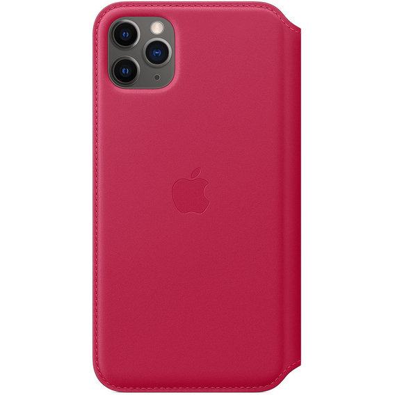 Аксессуар для iPhone Apple Leather Folio Case Raspberry (MY1N2) for iPhone 11 Pro Max