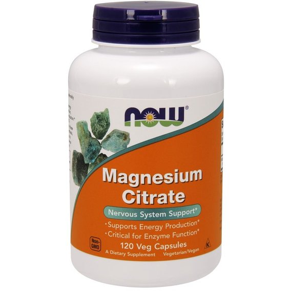 NOW Foods Magnesium Citrate Veg Capsules 120 caps