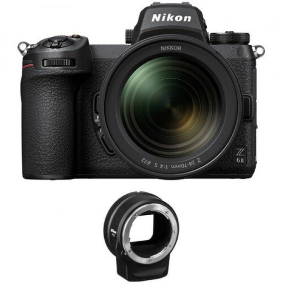 Nikon Z6 II Kit Z 24-70mm f/4 S + FTZ Mount Adapter (VOA060K003)