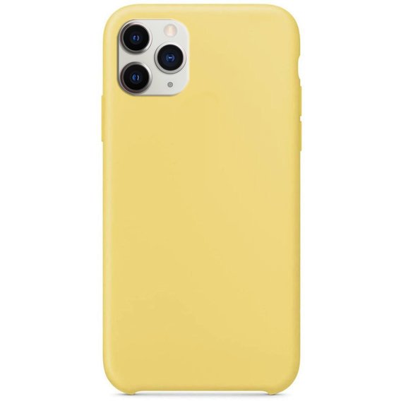 Аксессуар для iPhone Mobile Case Silicone Soft Cover Yellow for iPhone 11 Pro