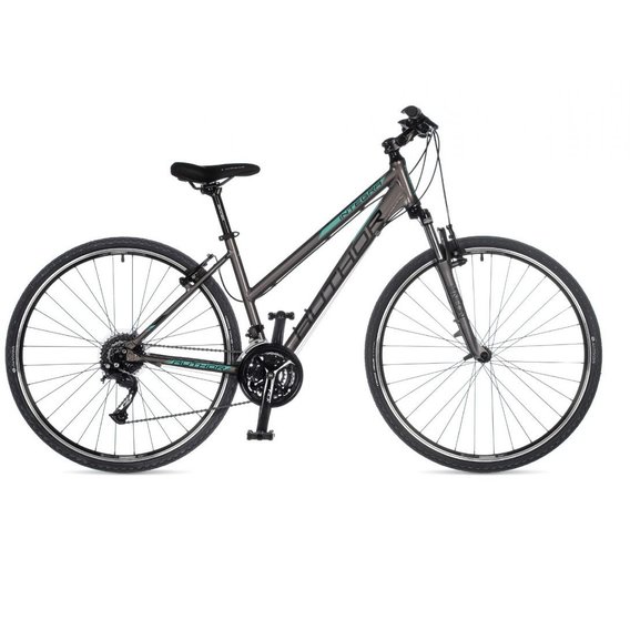 Велосипед Велосипед AUTHOR (2023) Integra 28", рама 19", серебристый (ментоловый)/серебристый (2023150)