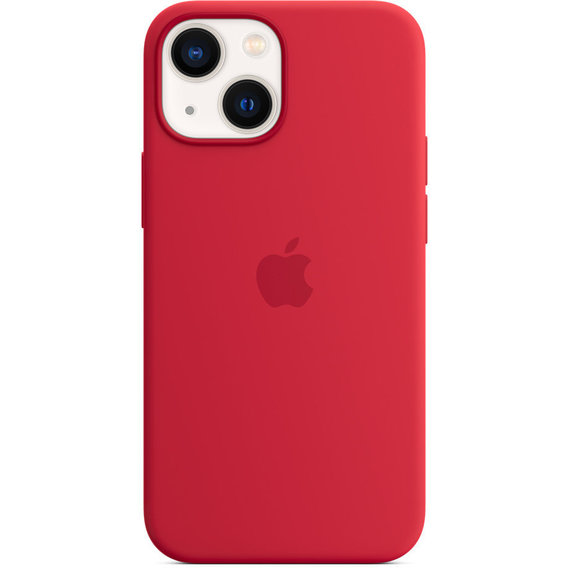 Аксессуар для iPhone Apple Silicone Case with MagSafe (PRODUCT) Red (MM233) for iPhone 13 mini