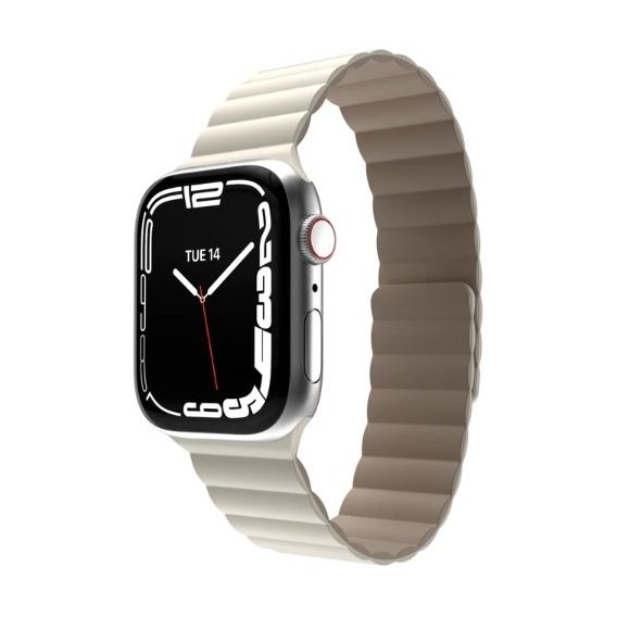 Аксессуар для Watch Switcheasy Skin Silicone Magnetic Watch Band Starlight (MAW245078SI22) for Apple Watch 42/44/45/49mm