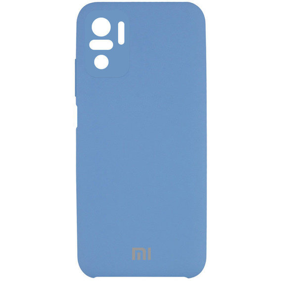 Аксессуар для смартфона Mobile Case Silicone Cover Shield Camera Denim Blue for Xiaomi Redmi Note 10 / Note 10s