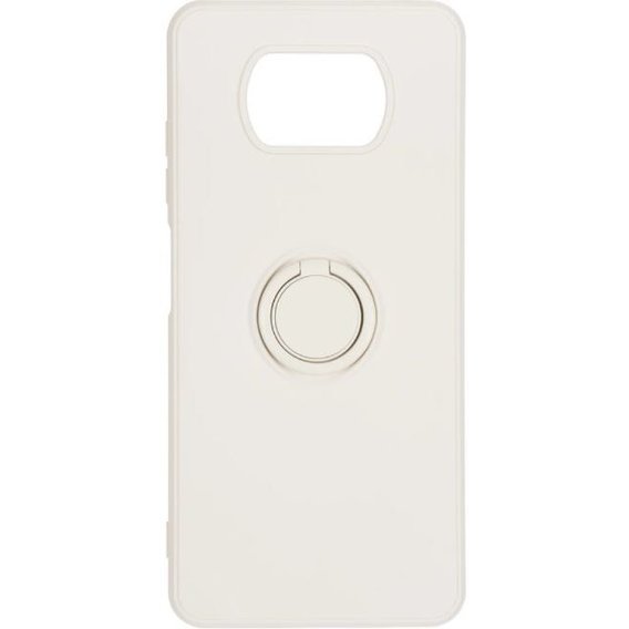 Аксессуар для смартфона Gelius Ring Holder Case Full Camera Ivory White for Xiaomi Poco X3 / Poco X3 Pro