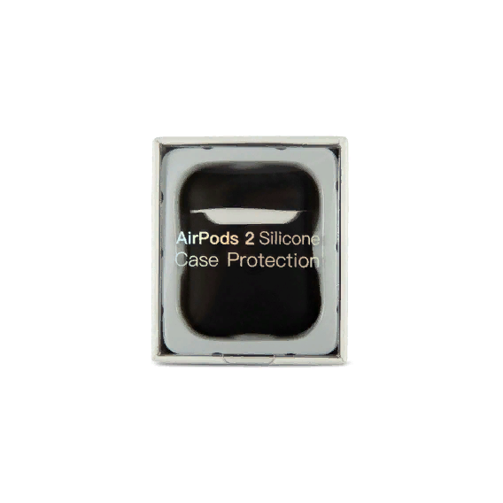 Чохол для навушників TPU Case Black for Apple AirPods 2 2019