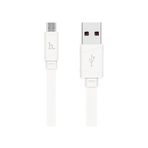 Кабель Hoco USB Cable to microUSB X5 Bamboo 1m White