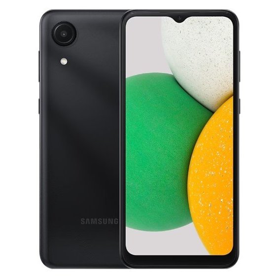 Смартфон Samsung Galaxy A03 Core 2/32 GB Black Approved Витринный образец