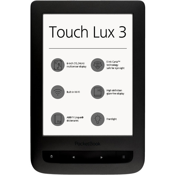 Электронная книга PocketBook Touch Lux 3 (Black)