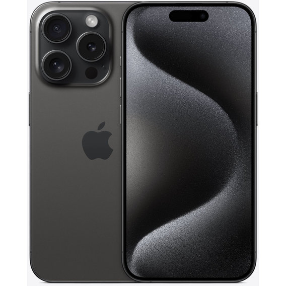 Apple iPhone 15 Pro 256GB Black Titanium Dual SIM (MTQ83)