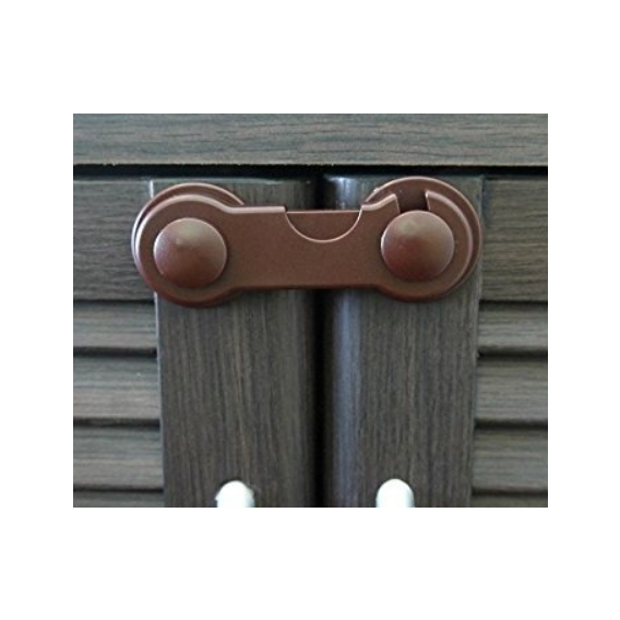 Крючок для створчатых дверей 3М (т.коричневый)