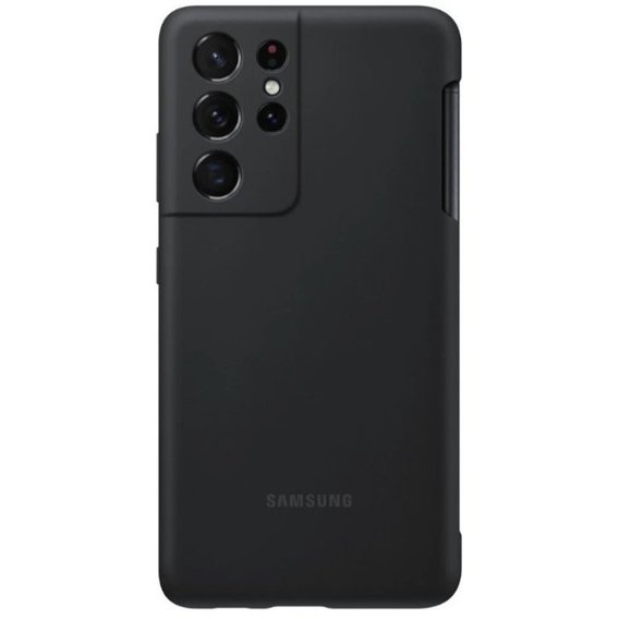 Аксессуар для смартфона Samsung Silicone Cover With S Pen Black (EF-PG99PTBEGRU) for Samsung G998 Galaxy S21 Ultra