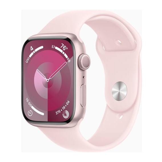 Apple Watch Series 9 45mm GPS Pink Aluminum Case with Pink Sport Band - S/M (MR9G3) Approved Витринный образец