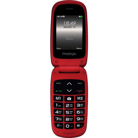 Мобильный телефон Prestigio Grace B1 1242 DS Red (UA UCRF)