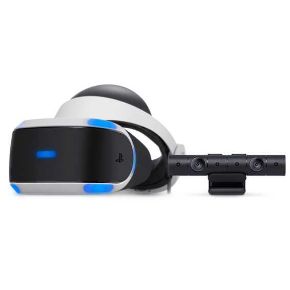 Игровая приставка Sony PlayStation VR + Камера + Eve Valkyrie PS4 VR или Battlezone PS4 VR (русская версия)