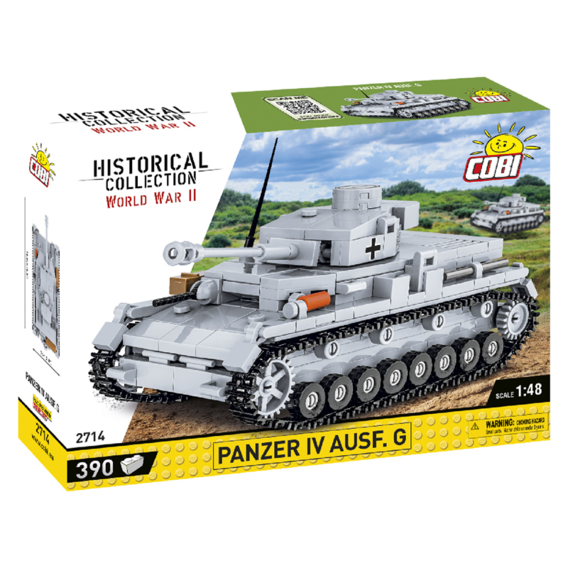 Конструктор Cobi Вторая Мировая Война Танк Panzer IV, 390 деталей