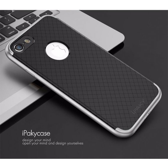 Аксессуар для iPhone iPaky TPU+PC Black/Silver for iPhone 8/iPhone 7