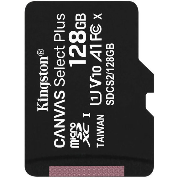 Карта памяти Kingston 128GB microSDXC UHS-I U1 V10 A1 Canvas Select Plus (SDCS2/128GBSP)