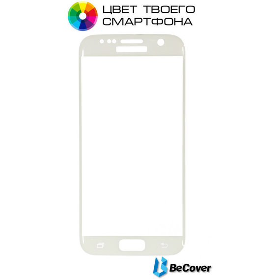 Аксессуар для смартфона BeCover Tempered Glass White for Samsung G930 Galaxy S7
