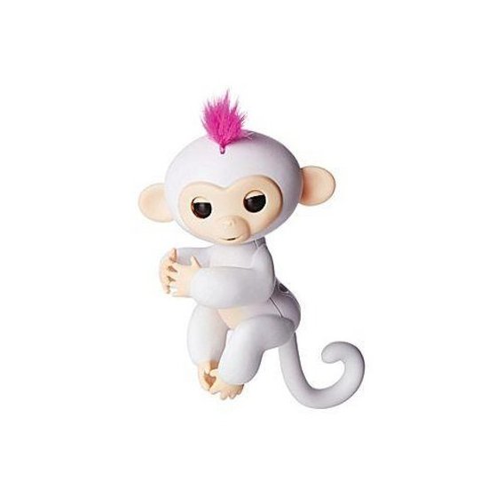 Интерактивная ручная обезьянка Happy Monkey (цвет белый)
