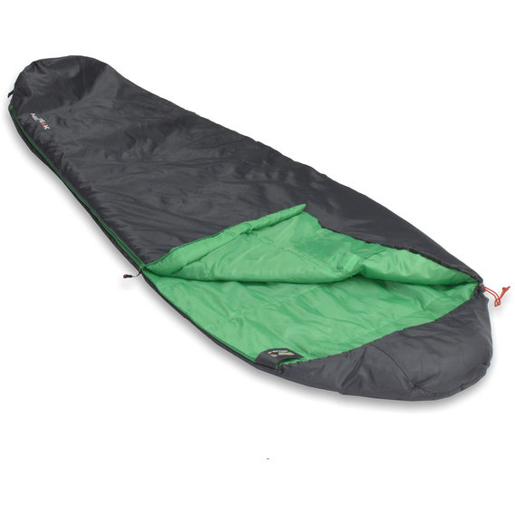 Спальный мешок High Peak Lite Pak 800/+8°C Anthra/Green Left (23272)
