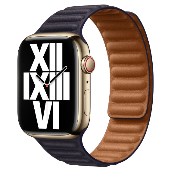 Аксессуар для Watch Apple Leather Link Ink S/M (MP833) for Apple Watch 38/40/41mm
