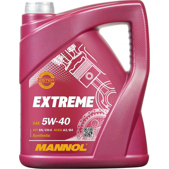 Моторное масло Mannol Extreme 5W-40, 4л (MN7915-4)