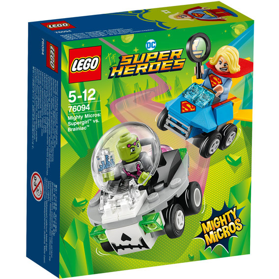 Конструктор LEGO Super Heroes Mighty Micros: Супердевушка против Брейниака (76094)