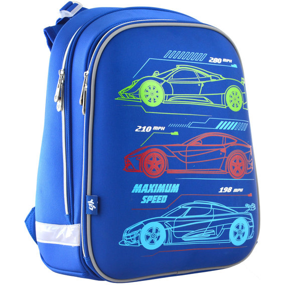 Рюкзак школьный, каркасный YES H-12 "Maximum Speed" (555954)