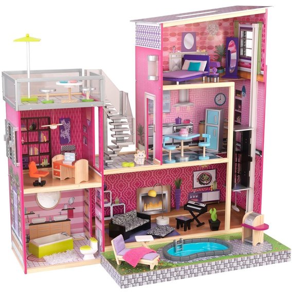 Кукольный домик KidKraft Uptown Dollhouse (65833)