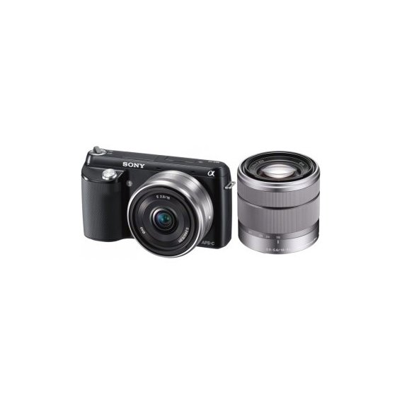 Sony NEX-F3 kit 16mm + 18-55mm black (UA)
