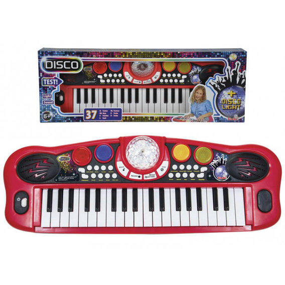 Музыкальный инструмент Simba Диско Электросинтезатор 37 клавиш (6834101)