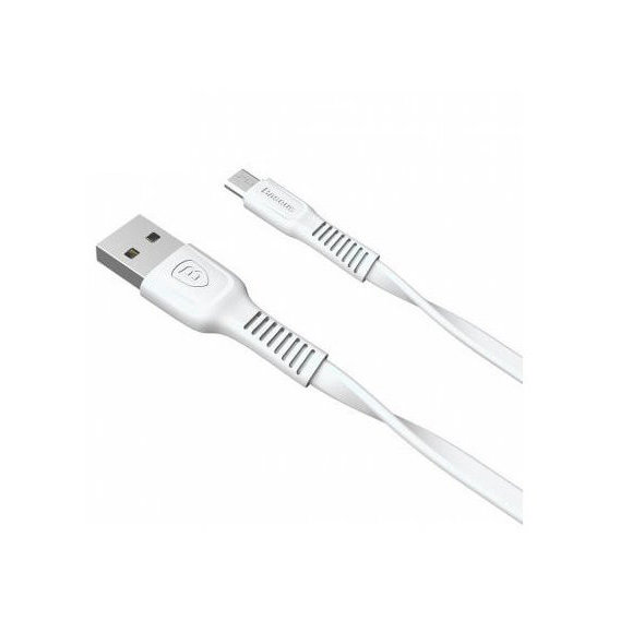 Кабель Baseus USB Cable to microUSB Tough 1m White (CAMZY-B02)