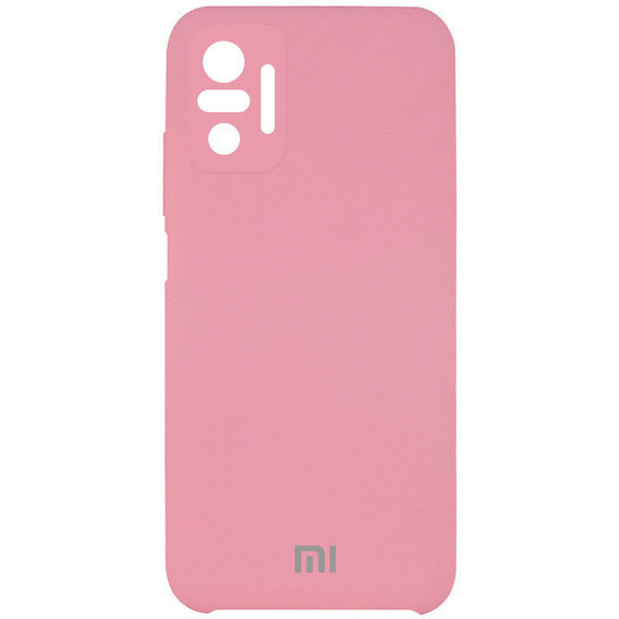 Аксессуар для смартфона Mobile Case Silicone Cover Shield Camera Light Pink for Xiaomi Redmi Note 10 Pro / Note 10 Pro Max