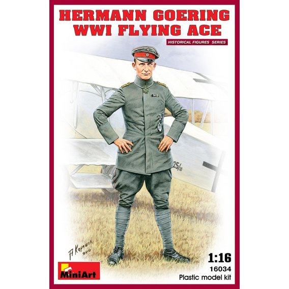 Сборная модель MiniArt Герман Геринг. Германский летчик-ас Первой мировой войны (MA16034)
