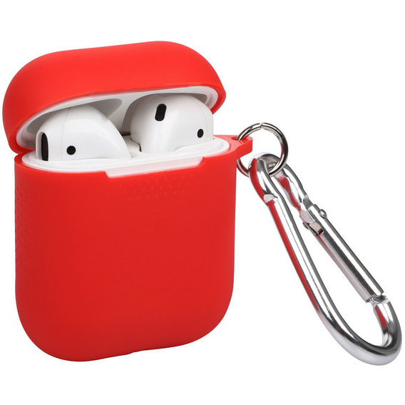 Чехол для наушников BeCover Little Bee Series i-Smile with Belt Red IPH1452 (703336) for Apple AirPods