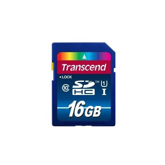 Карта памяти Transcend 16GB SDHC Class 10 UHS-I U1 Premium 300X (TS16GSDU1)