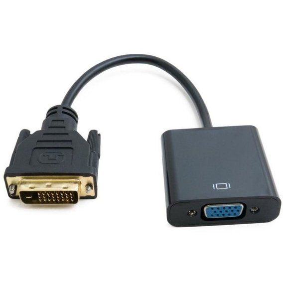 Кабель и переходник Extradigital DVI-D Dual Link (Male)-VGA (Female), 0.15 m (KBV1685)