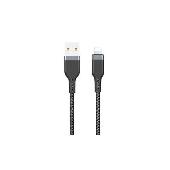Кабель WIWU USB Cable to Lightning Platinum Charger 1.2m Black (PT01)